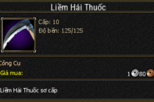 Nghề: Hái Dược